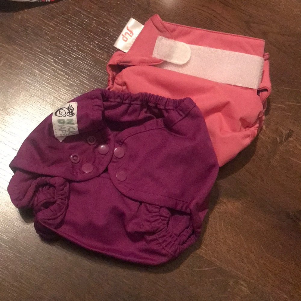 2 New Cloth Diaper Covers (Flip, Nicki)